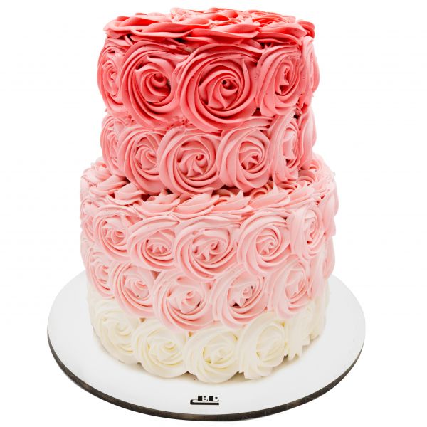 کیک عروسی رز لاو AF45